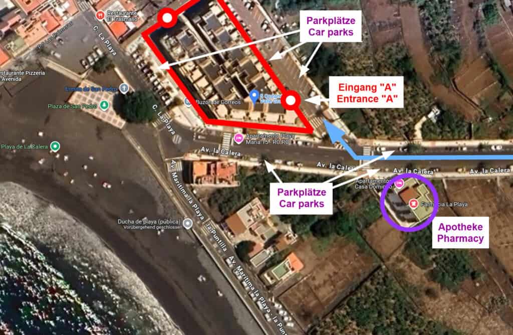 Cómo llegar al apartamento Maria y Mar, Valle Gran Rey, La Gomera